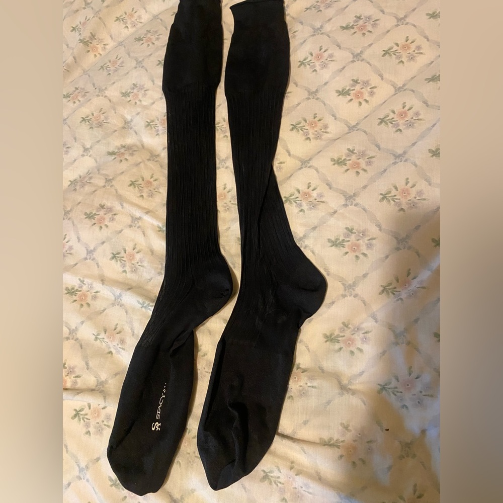 💫 Stacy Adams Knee Highs Black